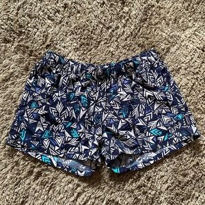 Patagonia Pattern Blue Baggie Shorts